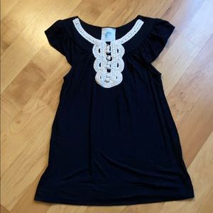 Anthropologie flutter sleeve top